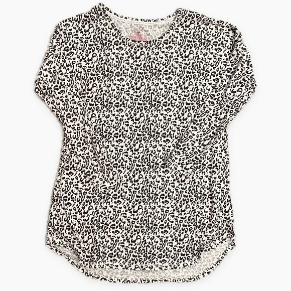 Victorias’s Secret | Leopard Print Tunic Loungewear White Black Size Large - Picture 5 of 5